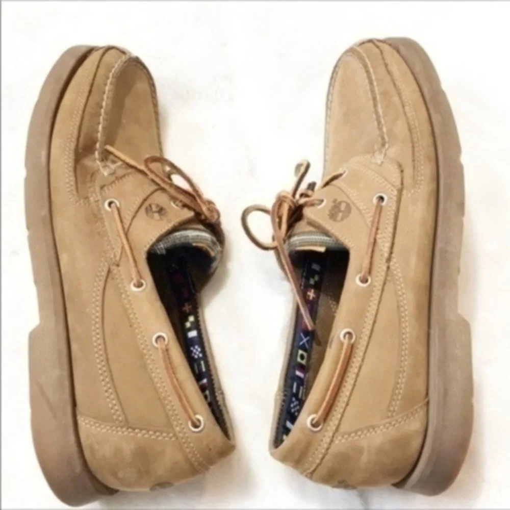 Timberland men’ loafers leather shoes size 13M